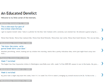Tablet Screenshot of aneducatedderelict.blogspot.com