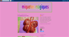 Desktop Screenshot of miquetesmagiques.blogspot.com