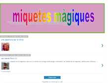 Tablet Screenshot of miquetesmagiques.blogspot.com