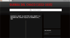 Desktop Screenshot of guerradelchaco1932-1935.blogspot.com