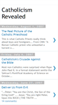 Mobile Screenshot of catholicismrevealed.blogspot.com