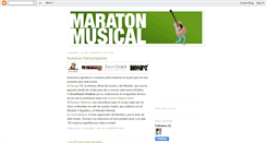 Desktop Screenshot of maratonmusicalvalencia.blogspot.com
