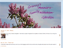 Tablet Screenshot of annieskitchengarden.blogspot.com