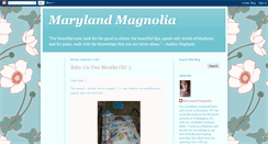 Desktop Screenshot of marylandmagnolia.blogspot.com