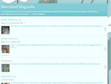 Tablet Screenshot of marylandmagnolia.blogspot.com