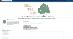 Desktop Screenshot of dwellwoolknits.blogspot.com