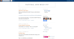 Desktop Screenshot of naturalandmildivf.blogspot.com