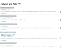Tablet Screenshot of naturalandmildivf.blogspot.com