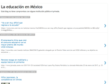 Tablet Screenshot of educacionmex.blogspot.com