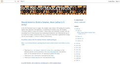 Desktop Screenshot of houseofmarathon.blogspot.com