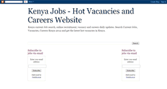 Desktop Screenshot of kenyacurrentjobs.blogspot.com