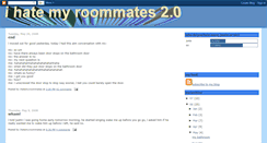 Desktop Screenshot of ihatemyroommates2.blogspot.com