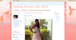 Desktop Screenshot of amandasofiepersson.blogspot.com