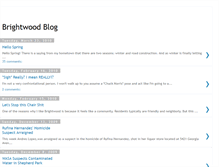 Tablet Screenshot of brightwooddc.blogspot.com
