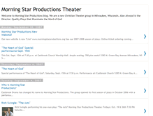 Tablet Screenshot of morningstarchristiantheater.blogspot.com