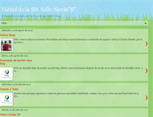 Tablet Screenshot of futboldelasalle.blogspot.com