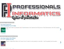 Tablet Screenshot of proinformatics24.blogspot.com