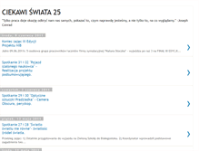 Tablet Screenshot of ciekawiswiata25.blogspot.com