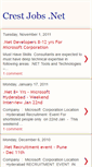 Mobile Screenshot of crestjobsdotnet.blogspot.com