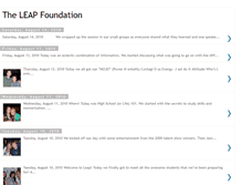 Tablet Screenshot of leapfoundation.blogspot.com