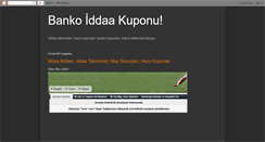 Desktop Screenshot of bankoiddaakuponu.blogspot.com