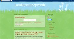 Desktop Screenshot of lambayequeaprende.blogspot.com