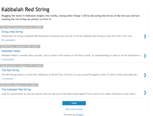 Tablet Screenshot of kabbalah-red-string.blogspot.com