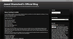 Desktop Screenshot of jawedphp.blogspot.com