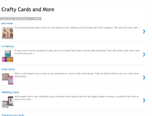 Tablet Screenshot of craftycardsandmore.blogspot.com