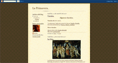 Desktop Screenshot of laprimavera-botticelli.blogspot.com