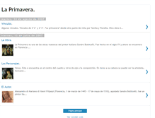 Tablet Screenshot of laprimavera-botticelli.blogspot.com