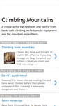Mobile Screenshot of climbing-mountains.blogspot.com
