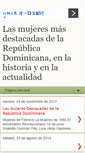 Mobile Screenshot of mujeresdestacadas.blogspot.com
