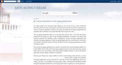 Desktop Screenshot of antiagingcream.blogspot.com