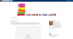 Desktop Screenshot of educacioninfantil06.blogspot.com