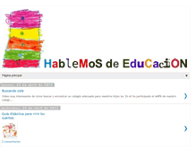 Tablet Screenshot of educacioninfantil06.blogspot.com