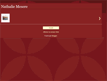 Tablet Screenshot of nathaliemesere.blogspot.com