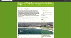 Desktop Screenshot of evaluacionmedicaparalaempresa.blogspot.com