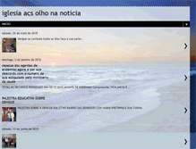 Tablet Screenshot of iglesianoticia.blogspot.com