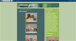 Desktop Screenshot of creacionesvirginia.blogspot.com