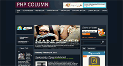 Desktop Screenshot of phpcolumn.blogspot.com