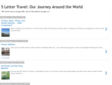 Tablet Screenshot of 5lettertravel.blogspot.com