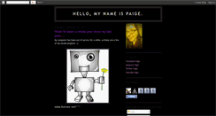 Desktop Screenshot of hellomynameispaige.blogspot.com