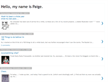 Tablet Screenshot of hellomynameispaige.blogspot.com