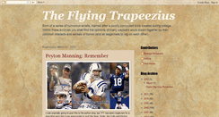 Desktop Screenshot of flyingtrapeezius.blogspot.com