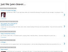 Tablet Screenshot of justlikejunecleaver.blogspot.com