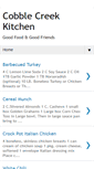 Mobile Screenshot of cobblecreekkitchen.blogspot.com