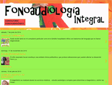 Tablet Screenshot of fonoaudiologiaintegral.blogspot.com