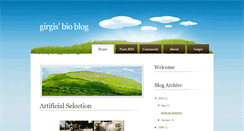 Desktop Screenshot of girgisbioblog.blogspot.com