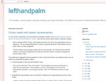 Tablet Screenshot of lefthandpalm.blogspot.com